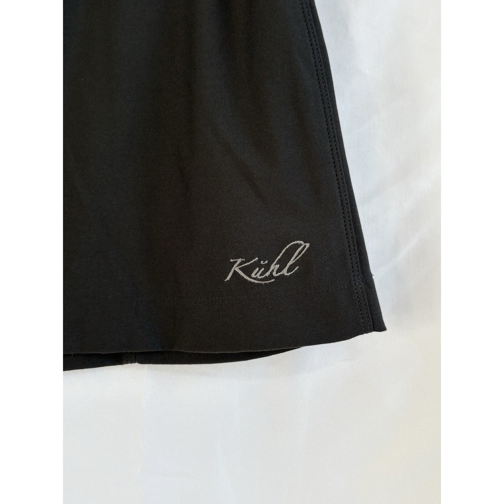 Kuhl Women's Black Athletic Hiking Skirt Short Pull-On Pockets Size S Gorpcore - Picture 2 of 5